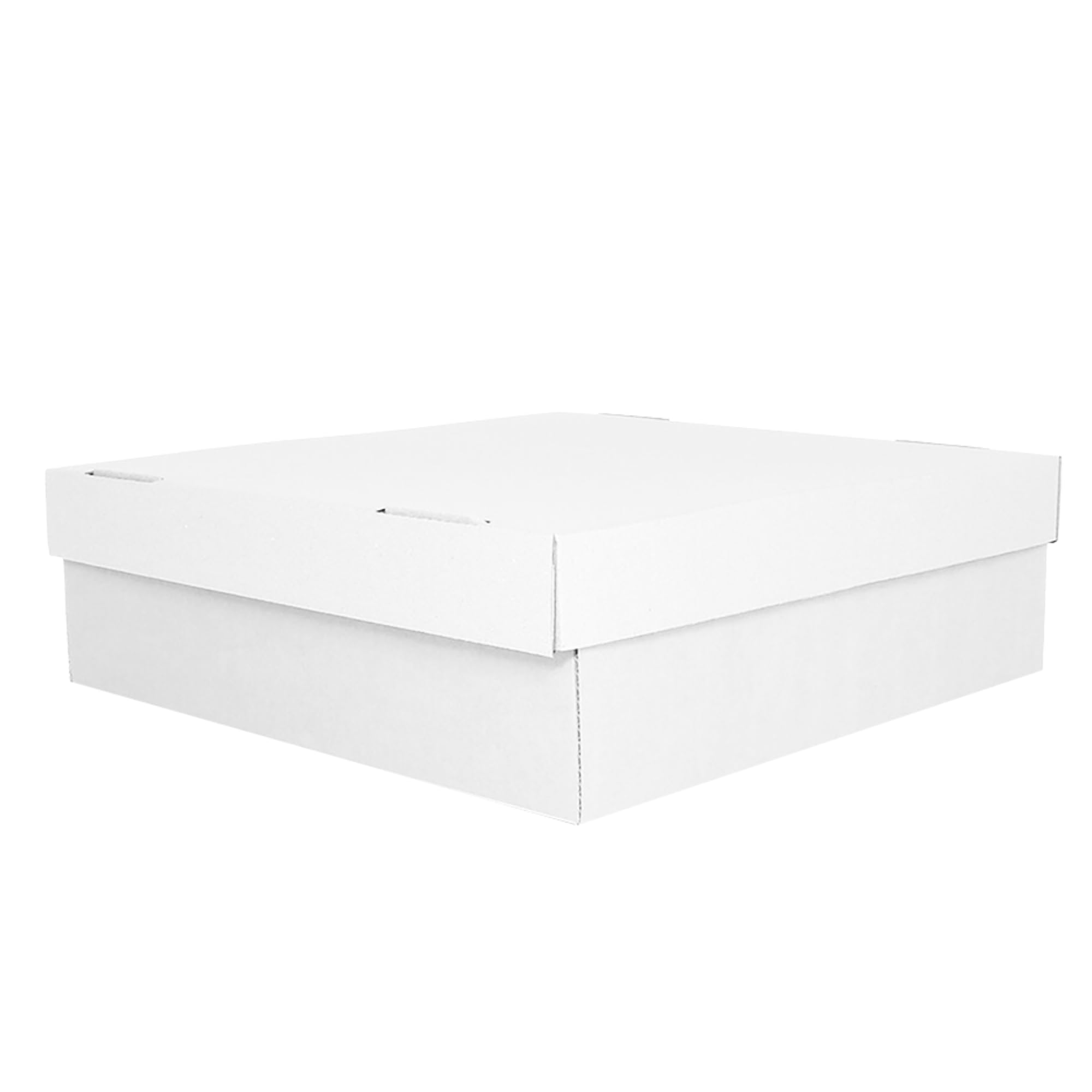 Selfhold White Large Christmas Wreath Boxes - Garland Storage & Shipping Cardboard Boxes - (Pack Of 10) (560 X 560 X 120Mm)