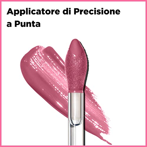 Revlon Colorstay Satin Ink Rossetto Labbra A Lunga Durata, Fino A 16H Con Formula Idratante, Con Olio Di Semi Di Ribes Nero E Vitamina, 008 Mauvey Darling, 1 Unità, Confezione Da 1 - 5