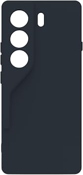 Tecno Camon 40 Pro  le Uyumlu K l f Kamera Korumal  Silikon Ruber Arka Kapak Lacivert