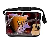 DRUC KLAUS Notentasche Dokumententasche Schultasche – für Gitarre, mit Namen personalisiert.