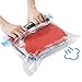 10Pack Travel Space Saver Bags (4 x S, 3 x M, 3 xL) , Reusable KFYM Vacuum Travel Storage Bag, Saves 85% of Storage Space , Roll-Up Compression, No Need For Vacuum Machine Or Pump