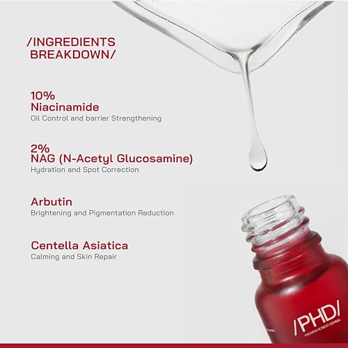 Image of /PHD / 2% Alpha Arbutin Depigmentation Serum | Alpha Arbutin for Pigmentation & Dark Spot | Pigmentation serum for Women & Men | Tyrobright, Niacinamide | Tan removal | Fragrance-Free | 10ml