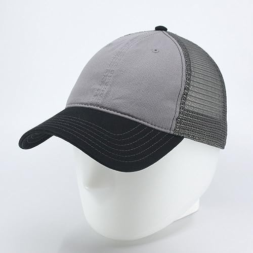 Image of The Vintage Year Washed Cotton Unstructured Soft Mesh Adjustable Trucker Baseball Cap