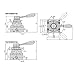 Air Hand Valve Rotary Lever 2 Position 4 Way Pneumatic Control Switch Accessory Aluminium Alloy Pneumatic Hand Lever for Automatic Production Industrial Equipment(4HV310-08)