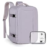 Xkdoai for Ryanair Cabin Bags 40x30x20, Travel Backpack with TSA Approved Clear Bag, Travel Bag 40x20x25 Underseat Carry-ons Hand Luggage Bag for Travelling Casual Daypack for Ryanair Plane