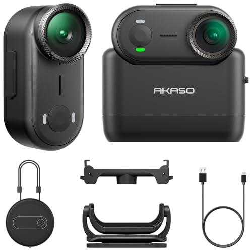 AKASO Keychain3 4K Thumb Action Camera - Tiny Body Camera,