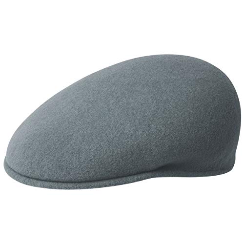 Image of Kangol Men's Wool 504 Flat Cap - Grey - M