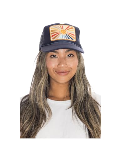 Image of Friday Feelin' Trucker Hat Women Men Baseball Cap Western American Fitted Trucker Hats Baseball Hat All Occasion - One Size
