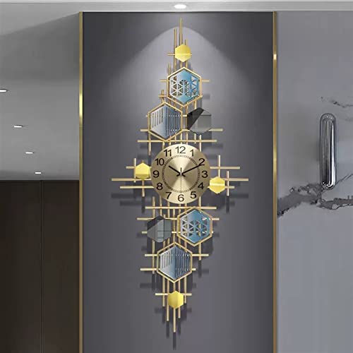 Horloge murale moderne et transparente avec de grands chiffres - 6