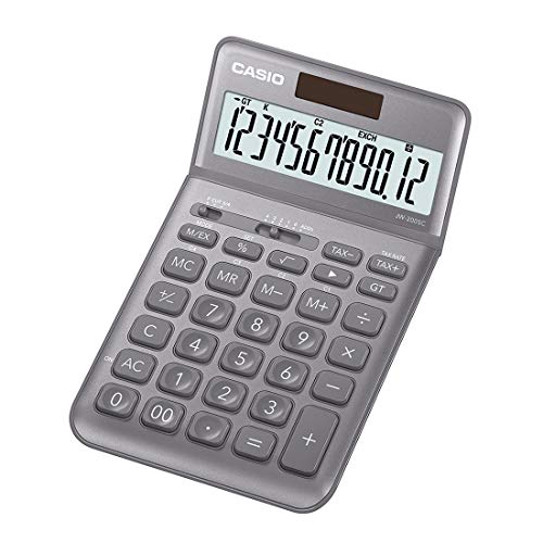 Image of Casio JW-200SC-GY Premium & Stylish Calculator (Grey)