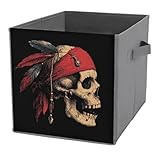 Taille idéale pour un rangement polyvalent : mesurant 27 x 27 x 27 cm, cette boîte de rangement en forme de cube offre suffisamment d'espace pour contenir divers articles tels que des vêtements, des jouets, des couvertures, du maquillage et des livres. Son design s'adapte parfaitement aux cubes, étagères, bibliothèques, bureaux ou placards, maximisant vos options de rangement