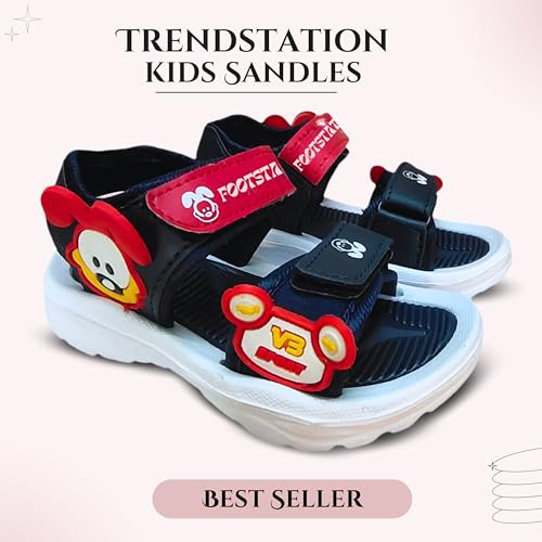 Image of Bear Kids Sandals, Attractive Colors And soft Sole, welcro Closure (Age 1 to 6 Years)