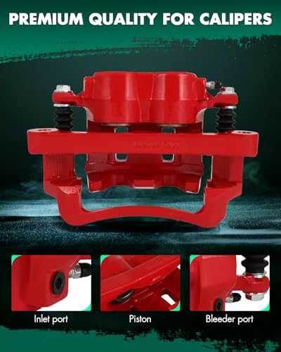 Image of SCITOO - Front Left Disc Brake Caliper Assembly w /Bracket For Ford Model - For Excursion 2000-2005,For F-250 Super Duty 1999-2004,For F-350 Super Duty 1999-2004 18-B4791
