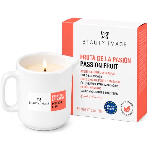 Beauty Image Passion Fruit Hot Oil Body Massage Candle