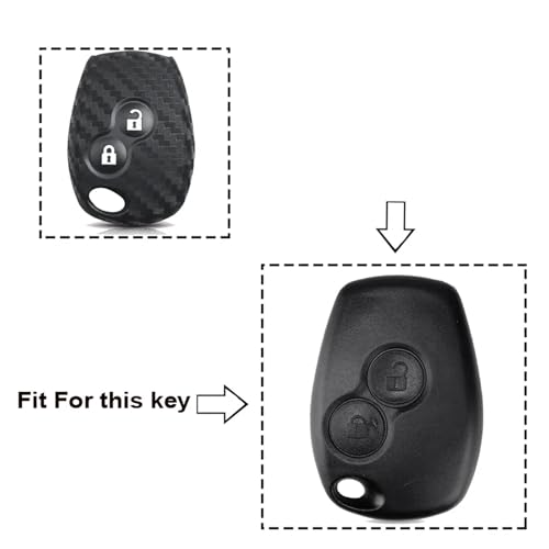 Étui clés pour Renault Duster Clio Twingo Logan en silicone