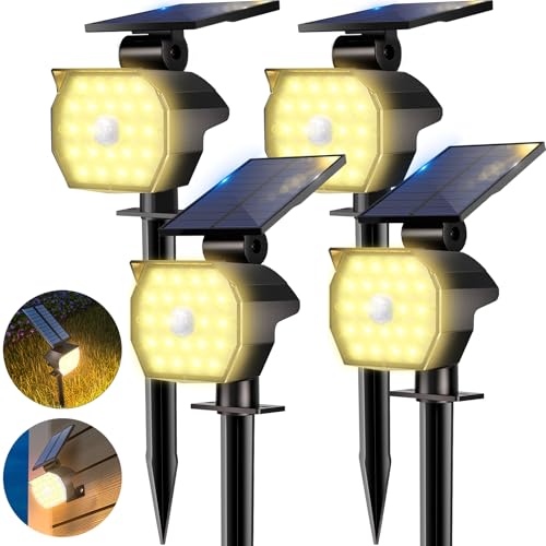 【Luci Solari Estern Ultra Efficienti】 Altri faretti solari da esterno con pannelli fissi faticano a garantire un'illuminazione ottimale tutto l'anno. Il nostro offre 8-20 ore di illuminazione, teste delle lampade regolabili individualmente e un pannello solare inclinato di 90° per massimizzare l'utilizzo della luce solare. Il risultato: una conversione energetica più rapida del 30%, con conseguente illuminazione più uniforme lungo vialetti, aiuole o pareti esterne. (Il tempo di ricarica dipende dalla durata della luce diurna.)