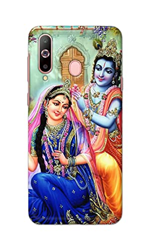 Image of PRINTFIDAA Printed Hard Back Cover Case for Samsung Galaxy A60 | Samsung Galay M40 Back Cover (Radha Krishna) -1803