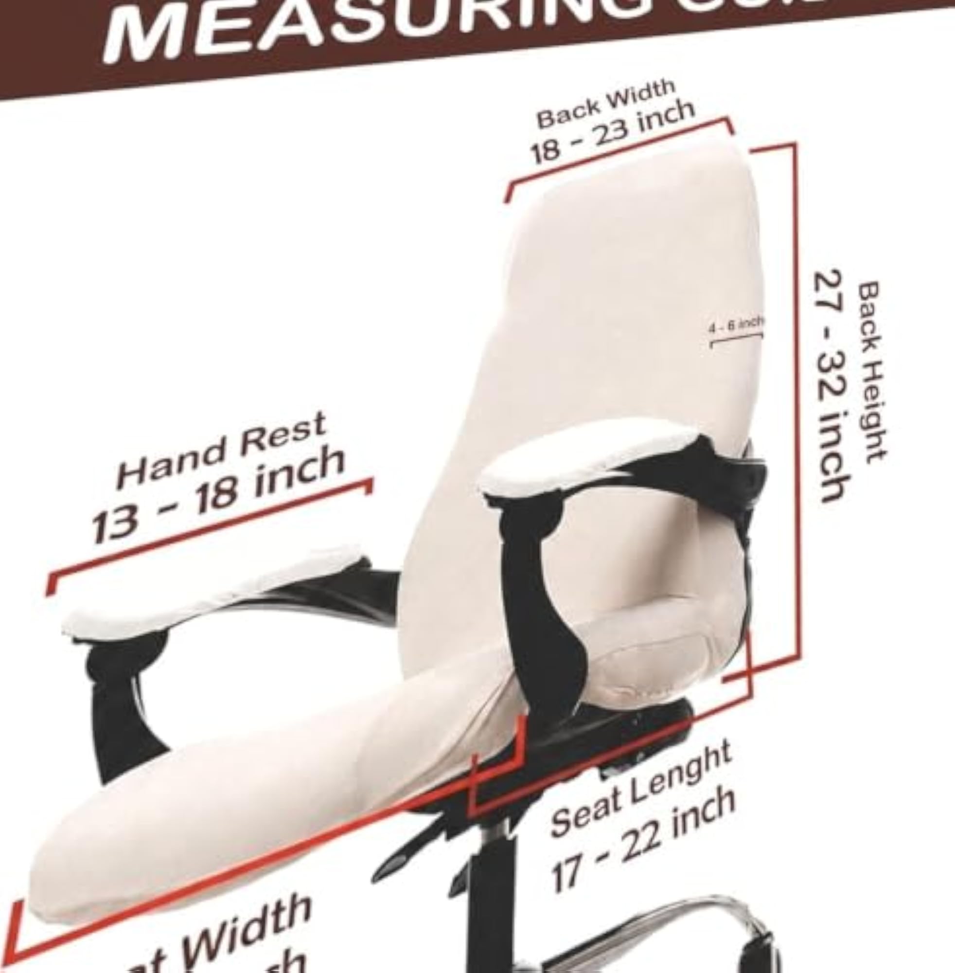 Stretchable Office Chair Cover for Computer Chair Seat and Backrest