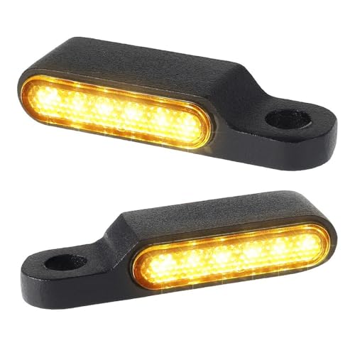 Intermitentes de manillar para moto con luz trasera doble de conducción