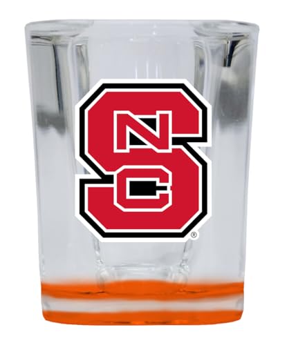 Vaso shot cuadrado 2 oz base naranja 2 unidades