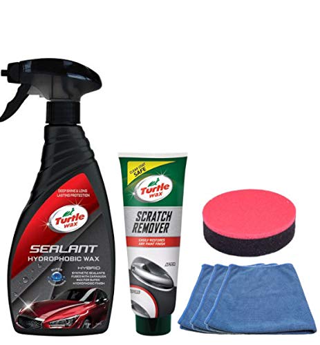 Turtle Wax Hibrid Boya Koruyucu 500 ML+ Çizik Giderici Pasta 100 ML + Bez