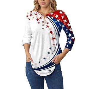 34 length sleeve henley shirts for women henley spring button down tops baggy v neck blouses  urban country home decor