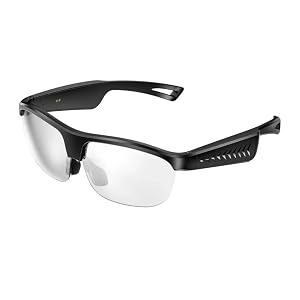 Upgraded AI Smart Glasses with Camera 8MP HD1080P Video Glasses with Camera and Audio -Video Recording Glasses with