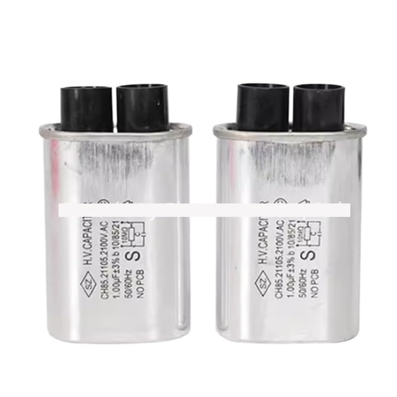Condensateur haute tension 2100V 0.98uF pour four micro-ondes industriel avec bornes 3+3 6.3mm