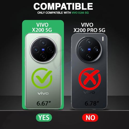 Image of AESTMO Tough Armor Vivo X200 5G Bumper Back Case Cover | Ring Holder & Sliding Camera Shield Cover | 360 Degree Protection Back Case Cover for Vivo X200 5G (Blue)
