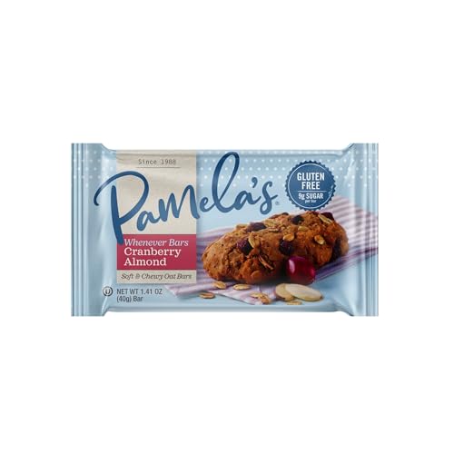 Pamela's Products Gluten Free Whenever Bars, Cranberry Almond, 5 Count Box, 7.05-Ounce (Pack of 6) - image 7