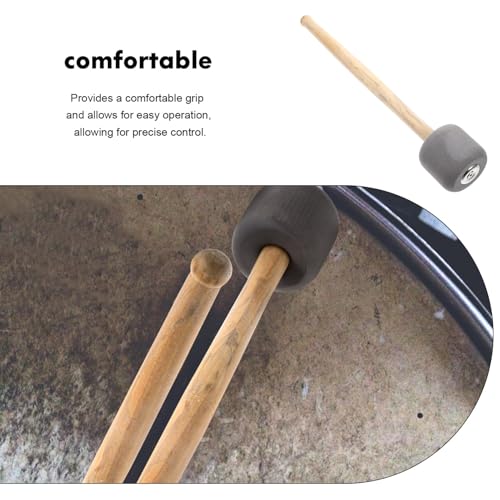 Set de baquetas para principiantes con mazas de madera y espuma miniatura 6