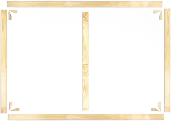 Bilderrahmen Holz Set: Zeichne deinen eigenen Rahmen!