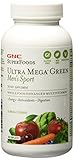 GNC Ultra Mega Green Men's Sport Whole Food Enhanced Multi Vitamins for Athletic Men - 60 Count