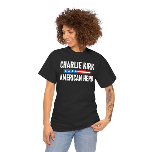 Charlie Kirk Hero Shirt American Icon Stand with TPUSA Memory Tshirt2