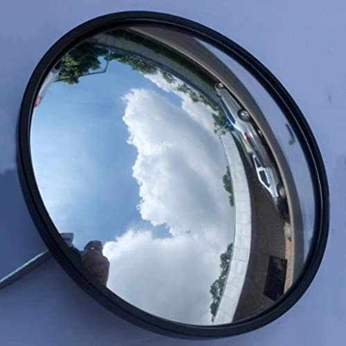 Espejo de seguridad gran angular ajustable para visibilidad exterior 5