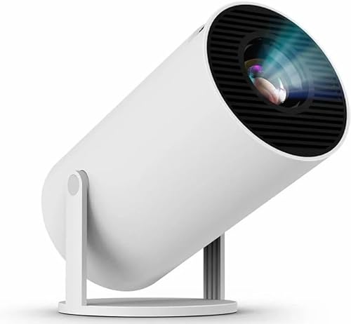 Proyector actualizado con WiFI 6 y Bluetooth Mini Video Theater inteligente portátil 4K HD 1080P Pantalla al aire libre Película Home TV Android