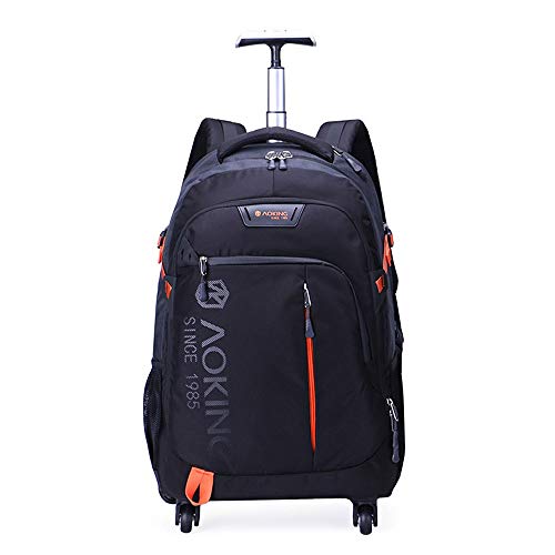 MKJYDM Mochila de Viaje Bolso de Viaje Bolsa de Ordenador de Viaje de Negocios Mochila con Ruedas Universal Ultraligera Trolley Bag Bolsa de Trolley de Gran Capacidad Mochila Trolley