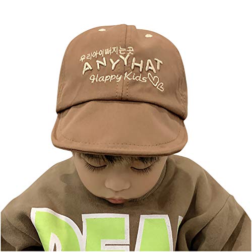 Kids Ponytail Sun Hat Wide Brim UV Protection for Girls Beach Bucket Cap