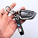 for BMW M Keyring, Leather Car Keychain Compatible with BMW M M2 M4 M5 M6 M8 X1 X2 X3 X5 X6 M135i M240i Z4 328i X7, Leather Keychain Lanyard for Car Key Fob Holder, Black