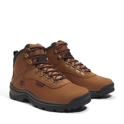 Timberland Timberland Men's White Ledge Mid Waterproof Hiking Boot, Rust Nubuck, 11 Medium