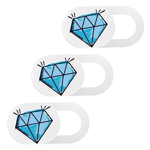 3pezzi Copertura per Webcam Design per Privacy Scorrevole per Laptop e Tablet Protezione e Facile Usare