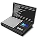 GPISEN Báscula Digitales de Precisión,Balanzas de Portátiles, Báscula de Joyería,con Pantalla LCD y 7 Unidades,Plataforma de Acero Inoxidable, Función de Tara, para Cocinar, Café-500g x 0.01g