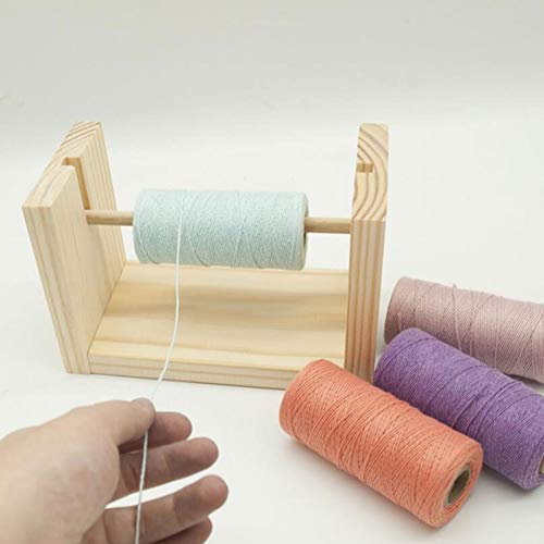 Soporte para hilo artesanal francés que decora tu hogar mientras tejes con comodidad 8