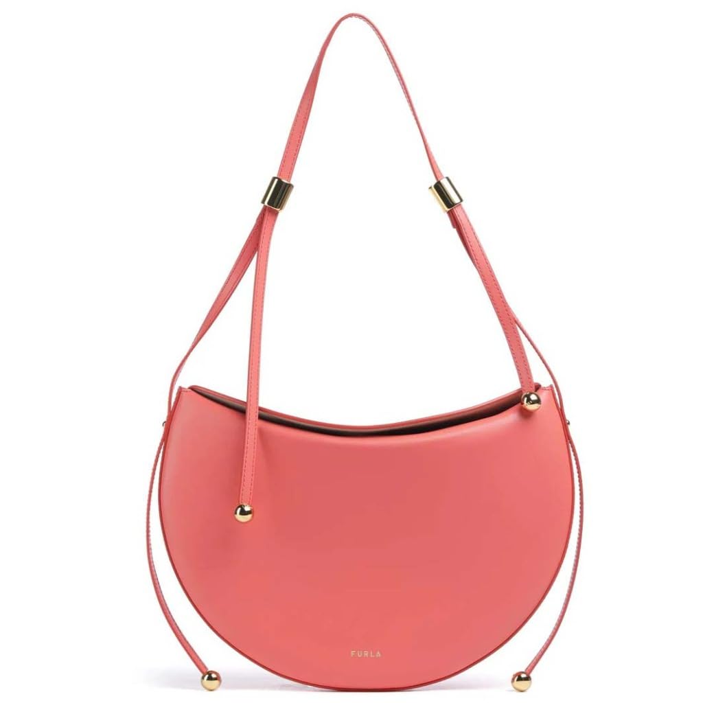 Furla Pelle borsa a tracolla Moonstone Shoulder Bag Aperitivo rosso chiaro