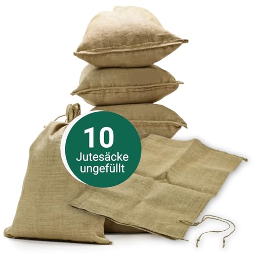 AGRI plus 10 Stück Hochwassersäcke unbefüllt I 40 x 60 cm I...