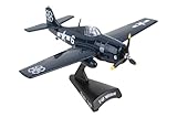 Daron Postage Stamp PS5351-3 F4F Wildcat USN USS Petrof Bat #6 1/87 Scale Diecast Display Model with Stand