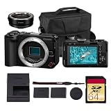 Canon EOS R50 V Mirrorless Camera (6895C002) & Battery & Adapter Bundle