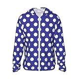 Tissu de qualité supérieure : fabriqué à partir de 100 % polyester, ce sweat à capuche de protection solaire violet clair à pois (D) arbore un tissage jacquard dense qui est léger, respirant et doux au toucher. Ses propriétés imperméables et à séchage rapide en font un excellent choix pour les vêtements de protection solaire pour femme et les chemises de protection solaire pour homme