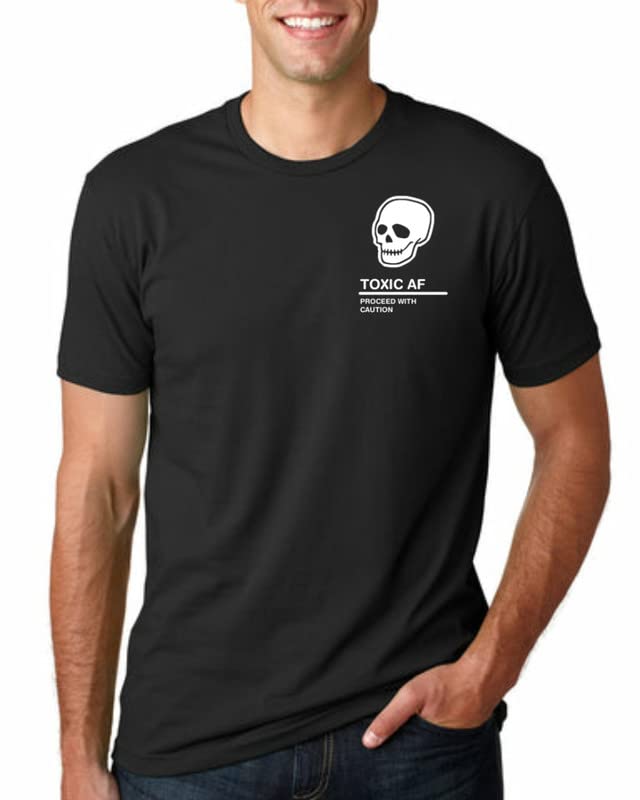 Forever Store Quirky Printed Cotton T-Shirt Print Name-Toxic AF