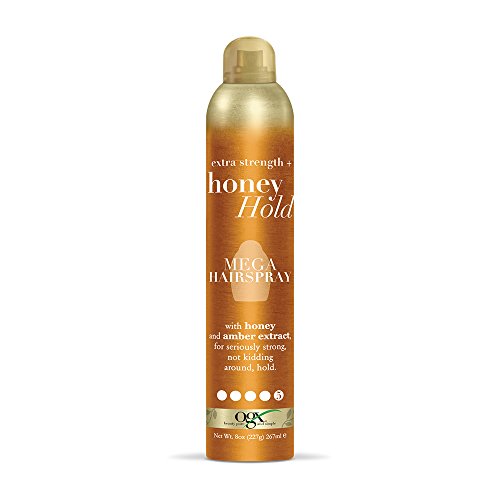 OGX Extra Strength + Honey Hold Mega Hair Spray, 8 Ounce